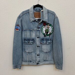 Levi’s Premium Mens Boston Celtics Denim Jacket